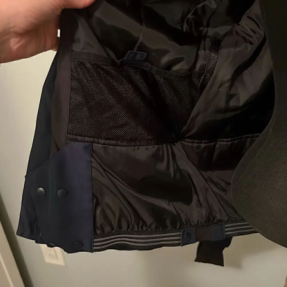 Quiksilver Kid's Navy Blue Dry Flight Technology 18K Hooded Winter Jacket